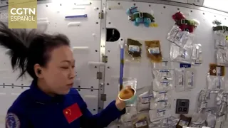 Shenzhou-23 crew gives a lesson from Tiangong to students in Hong Kong and Macau