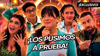 LA VIDA QUE ME ROBASTE: ¡PREGUNTAS EN 60 SEGUNDOS! ⏱️ Retamos al nuevo elenco 😱| #ContenidoExclusivo