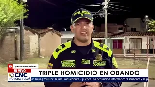 TRIPLE HOMICIDE IN OBANDO, VALLE
