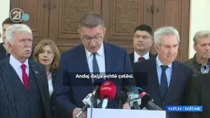 VMRO-DPMNE në koalicion me 24 parti, Mickoski firmosi koalicion për zgjedhjet parlamentare