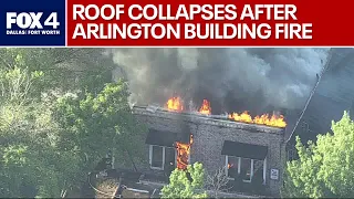 Fire heavily damages several Arlington businesses