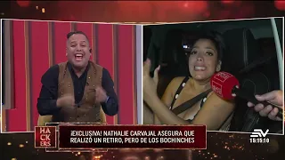 ¡EXCLUSIVA! ¿Nathalie Carvajal alejada del medio por un retiro espiritual? | LHDE | Ecuavisa