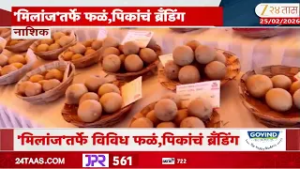 Nashik Fruits News | मिलांज तर्फे फळं पिकांचं ब्रँडिंग, 28 फेब्रुवारीपर्यंत महोत्सव खुला