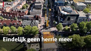 De Monicabrug is weer terug op haar plek | RTV Utrecht