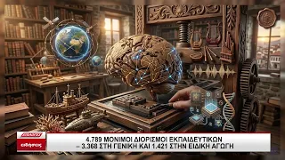 Υπ. Παιδείας: Μόνιμοι διορισμοί 4.789 εκπαιδευτικών σε πρωτοβάθμια και δευτεροβάθμια εκπαίδευση