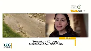 Tonantzin Cárdenas denuncia contaminación en los ríos Milpillas y Huaxtla
