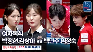 Women's Doubles | Park Jeong-hyun & Kim Sang-ah vs. Baek Min-ju & Im Jeong-suk | 2026-27 Welcome ...