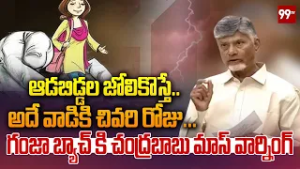 ఆడబిడ్డల జోలికొస్తే .. అదే వాడికి చివరి రోజు ...  గంజా బ్యాచ్ కి చంద్రబాబు మాస్ వార్నింగ్