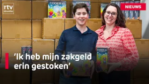 Edwin (12) verkoopt zijn eigen bordspel over de hele wereld | RTV Drenthe