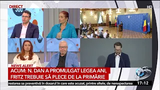 Nicușor Dan signed the ANI Law into effect, Fritz must leave the mayor's office