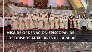 Ceremonia de consagración de dos nuevos obispos auxiliares de la Arquidiócesis de Caracas ✝️