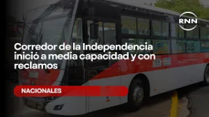 Corredor de la Independencia inicia a media capacidad y con reclamos