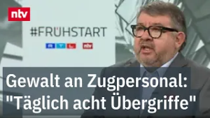 DB-Betriebsratschef Damde: "Täglich acht Übergriffe" - Gewalt an Zugpersonal | ntv