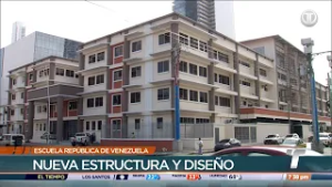 Recorrido por nuevo edificio de la Escuela República de Venezuela