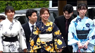 "Coming of Age" Celebration in Yukata: Renewing Their Resolve as Adults (Hongu-cho, Tanabe City, ...