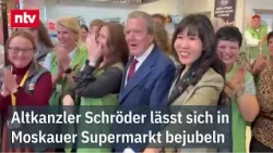 Gerhard Schröder is the newest supervisory board member of the Russian supermarket chain Hyperglo...