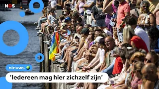 A party with a serious message: the Canal Parade in Amsterdam