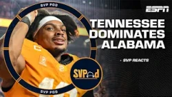 ‘EMPHATIC victory’ 😤 SVP REACTS to Tennessee’s DOMINANT win over Alabama | SVPod