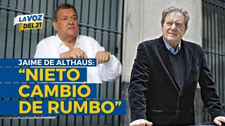"Jorge Nieto WANTS TO TAKE AWAY Roberto SÁNCHEZ'S Castillista backing," asserts Jaime de Althaus
