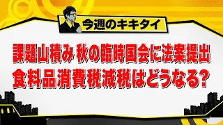 [Atsushi Tamura's Kikitai!] Piled-Up Issues: Bill to be Submitted to the Extraordinary Diet Sessi...