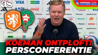EXPLOSIVE PRESS CONFERENCE from Ronald Koeman following the Netherlands' elimination by Morocco