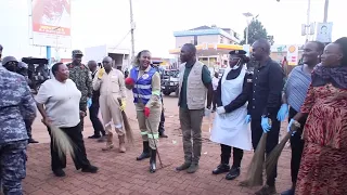 National Cleaning Exercise: PM Nabbanja Leads Cleanup in Hoima City