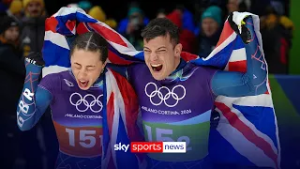 Winter Olympics: Weston and Stoecker secure gold for Team GB in mixed skeleton