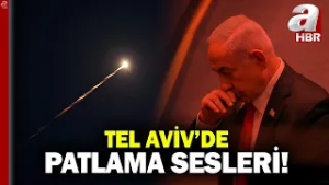 Tel Aviv'de siren sesleri! İran füzeleri İsrail semalarında | A Haber