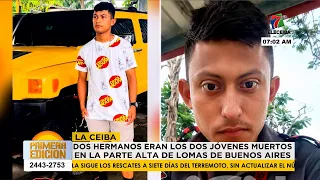 Hermanos eran los dos jóvenes asesinados en Lomas de Buenos Aires en La Ceiba