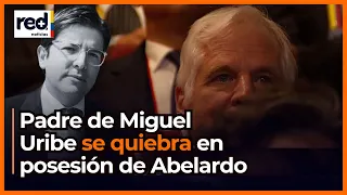 Miguel Uribe Turbay's father COULD NOT HOLD BACK the memory during Abelardo De La Espriella's ina...