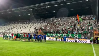 BURSASPOR FANS CELEBRATING THE MATCH