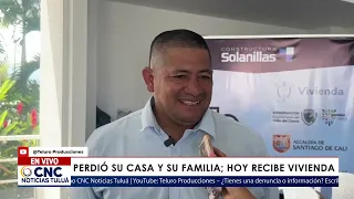 He lost his home and his family in the earthquake: now he receives a new house