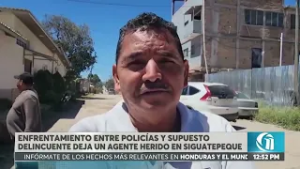 Supuesto delincuente muer* en enfrentamiento con la Policía en Siguatepeque