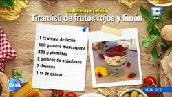 Red berry and lemon tiramisu: easy recipe