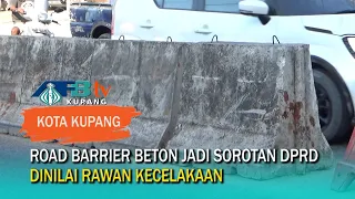 DPRD Kota Kupang Sorot Pembatas Jalan Beton, Dinilai Rawan Kecelakaan