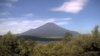 山中湖ライブカメラ タイムラプス映像（2026年7月30日） 提供：UTYテレビ山梨