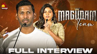 Magudam Team Full Interview | Movie Special | Vishal, Anjali | Kalaignar TV