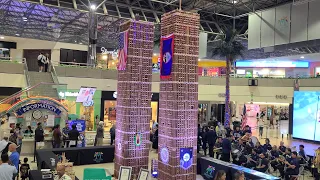 Recreated Twin Towers illuminated ahead of remembrance of 9/11