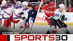 Défaite douloureuse des Rangers et le Kraken étouffe les Wings | Faits saillants LNH du jour
