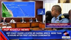 GDF Coast Guard Located Mv Barima Wreck More Than 39 Hours After First Distress Coordinates