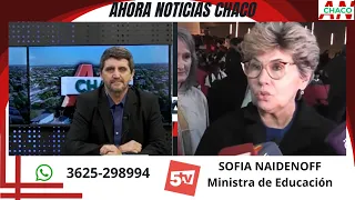 SOFIA NAIDENOFF - Minister of Education of Chaco - SUBSTANCE ABUSE