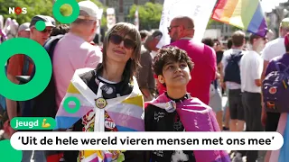 Children join the Pride Walk: 'Be yourself!'