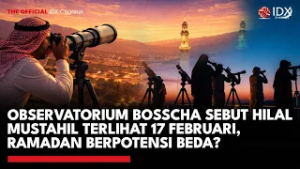 Observatorium Bosscha Sebut Hilal Mustahil Terlihat 17 Februari, Ramadan Berpotensi Beda?