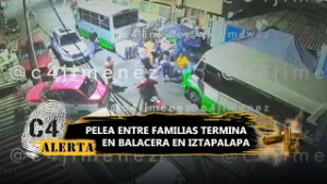 Pelea entre familias termina en balacera durante fiesta en Iztapalapa; hay 1 muerto y 1 detenido