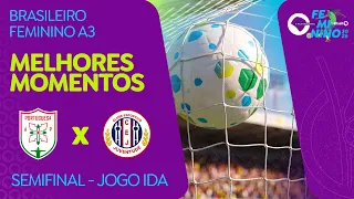 HIGHLIGHTS | PORTUGUESA-AP 0-2 JUVENTUDE-SE | BRAZILIAN WOMEN'S A3 | SEMIFINAL - FIRST LEG