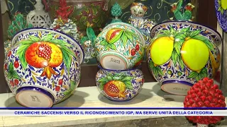 CERAMICHE SACCENSI VERSO IL RICONOSCIMENTO IGP, MA SERVE UNITÀ DELLA CATEGORIA