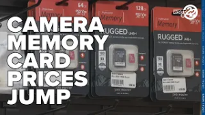 Camera memory card prices jump as AI data centers drive storage demand