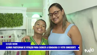 ELEIÇÃO MIRIM: ALUNOS PARTICIPAM DE VOTAÇÃO E EXERCITAM A CIDADANIA | TVE NOTÍCIAS 28/09/2026