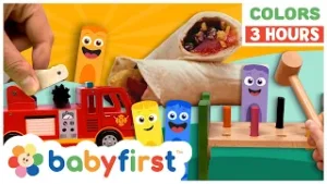 Color Crew Magic | Learn Colors with Funny Crayons | 3 Hours of Fun Games & Drawing | BabyFirst TV