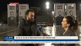 Dita e 10-të e protestave në Prishtinë